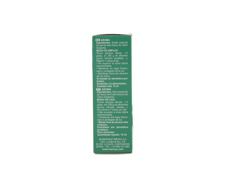 Aceite Esencial de Bergamota 15 ml de aceite esencial MARNYS®
