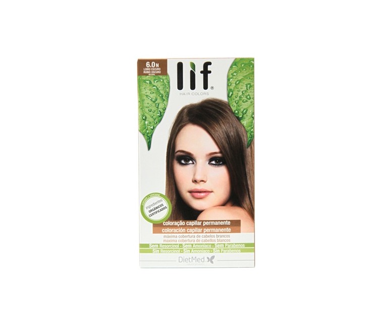 Lif Hair Colors 6.0N (Rubio Oscuro Natural) 115 ml Dietmed