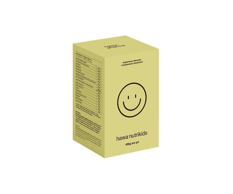 Nutrikids bote desarrollo físico y cognitivo infantil 400 g de polvo Hawa pharm