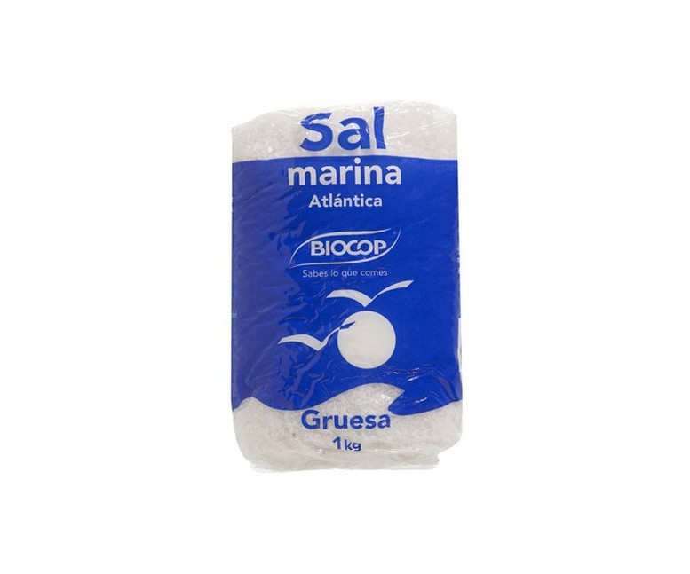 Sal marina atlántica gruesa 1 kg Biocop