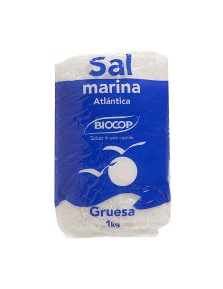 Sal marina atlántica gruesa 1 kg Biocop