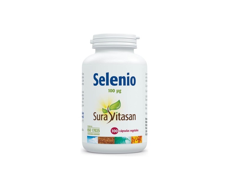 Sura Vitasan Selenio L-Selenometionina 100 cápsulas de 100μg Sura Vitasan