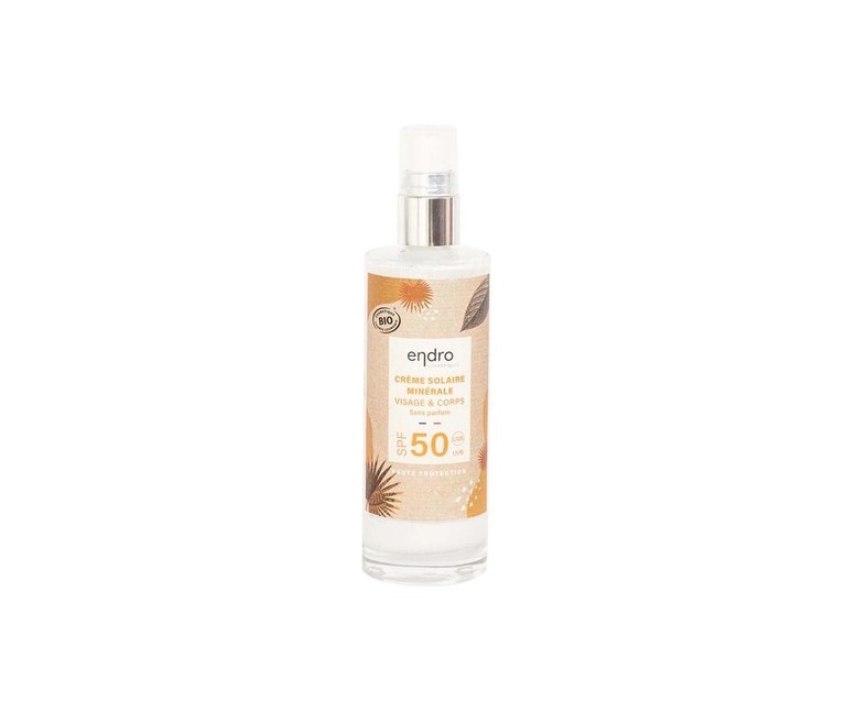 Protector solar mineral SPF 50 100 ml de crema Endro Cosmétiques