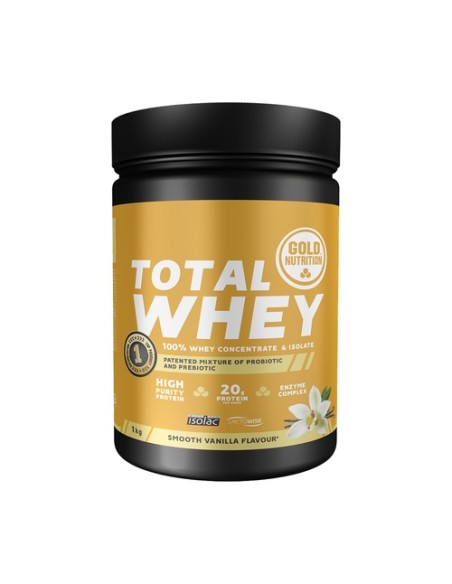 Total Whey Vainilla 1 kg de polvo (Vainilla) Gold Nutrition