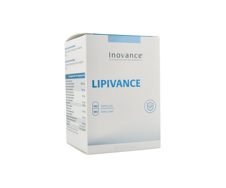 Lipivance colesterol 180 cápsulas Inovance