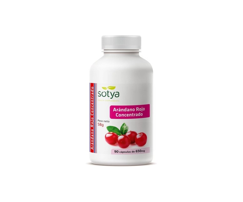 Arándano rojo con hibisco y probióticos 90 cápsulas vegetales de 690mg Sotya