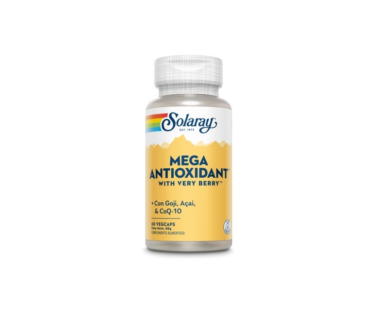 Mega Multi Antioxidant with Very Berry 60 cápsulas vegetales Solaray