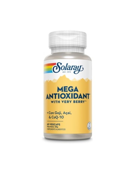 Mega Multi Antioxidant with Very Berry 60 cápsulas vegetales Solaray