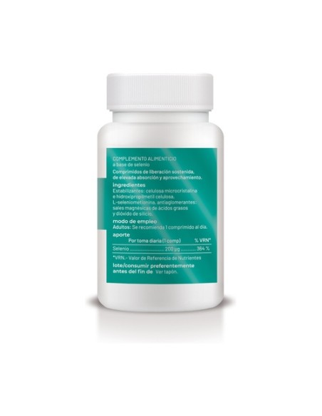 Selenio liberación sostenida 200 comprimidos de 250mg Soria Natural