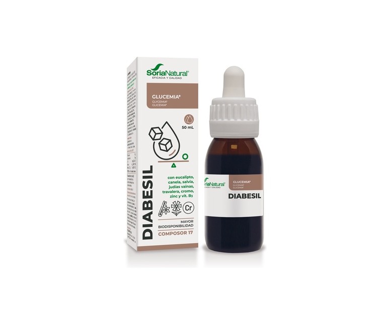 Composor 17 Diabesil Fórmula XXI 50 ml Soria Natural
