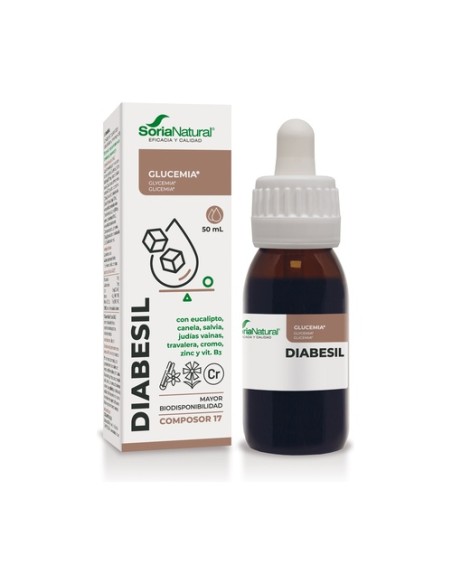 Composor 17 Diabesil Fórmula XXI 50 ml Soria Natural