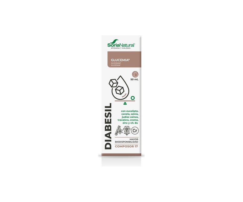 Composor 17 Diabesil Fórmula XXI 50 ml Soria Natural