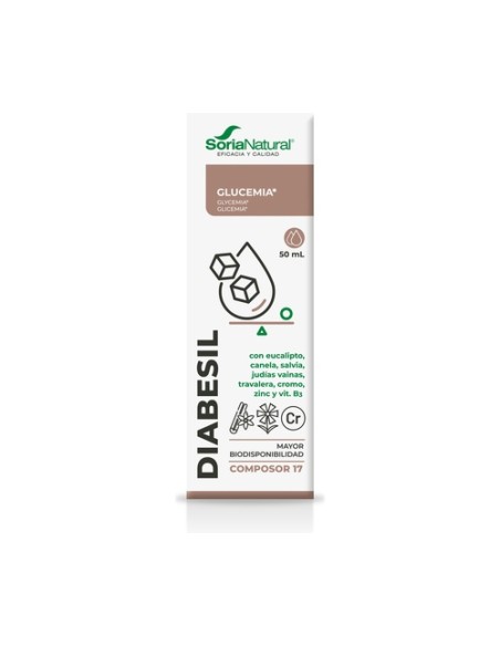 Composor 17 Diabesil Fórmula XXI 50 ml Soria Natural
