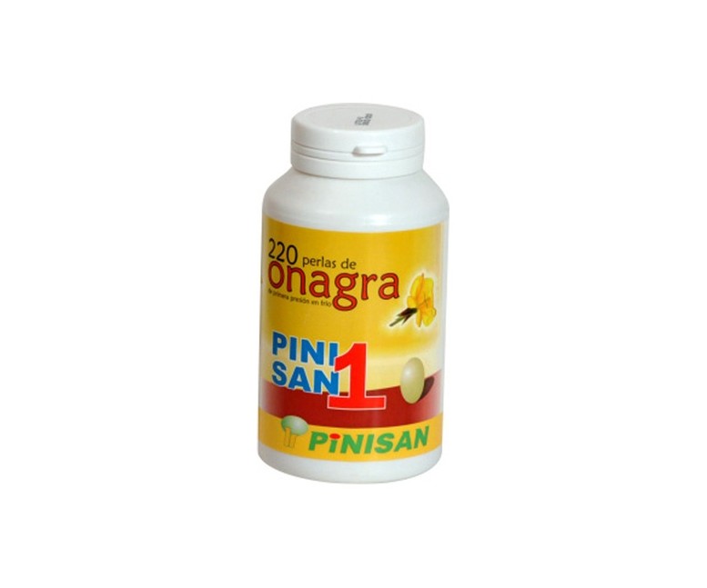 Pini San 1 Aceite de Onagra y Vitamina E 220 perlas Pinisan
