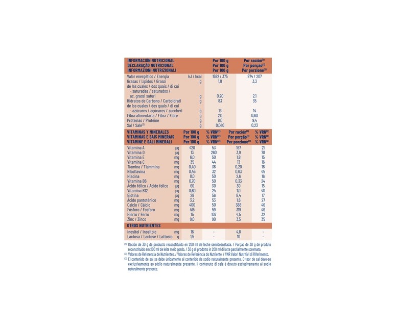 Meritene Cereales Multifrutas 600 g MERITENE