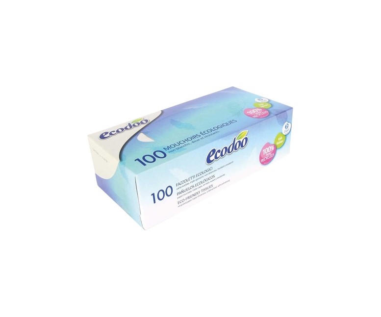 Pañuelos en Cajita 100 unidades Ecodoo