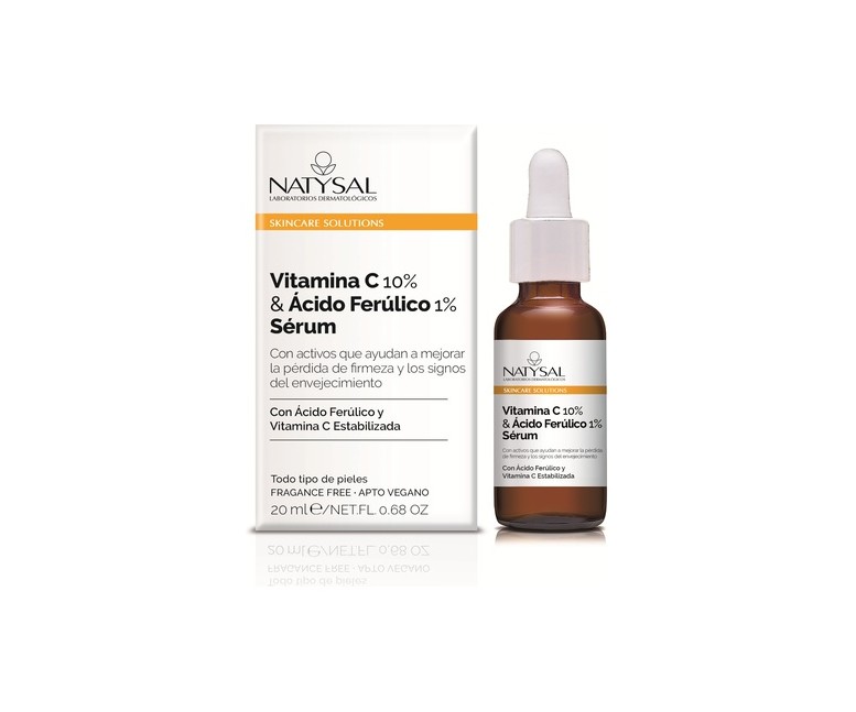 Sérum con vitamina c & ácido ferúlico 20 ml de sérum Natysal