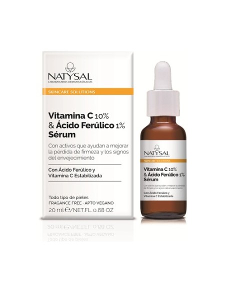 Sérum con vitamina c & ácido ferúlico 20 ml de sérum Natysal