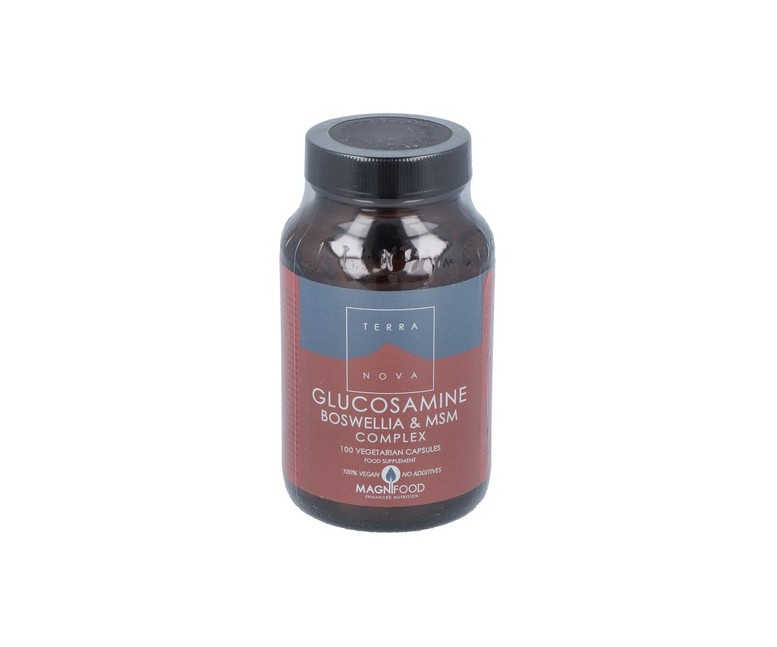 Glucosamina, Boswelia y Msm Complex 100 cápsulas Terranova
