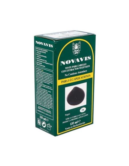 Tinte vegetal 1N negro 135 ml Novavis