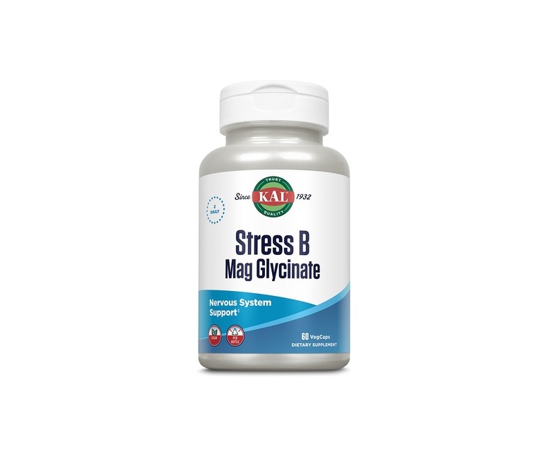 Stress B Mag Glicynate 60 cápsulas Kal