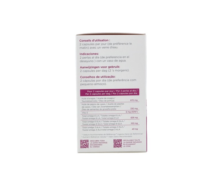 Onagra Cassis 100 cápsulas Inovance