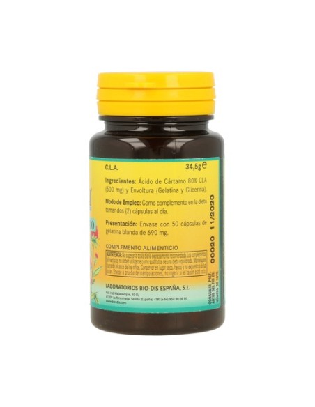 C.L.A. 50 perlas de 500mg Nature essential
