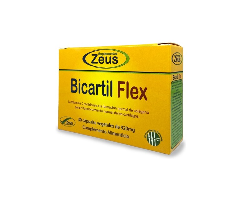 Bicartil flex 30 cápsulas de 920mg Zeus