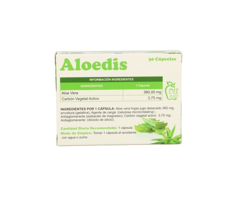 Cápsulas Aloedis 30 cápsulas de 500mg Dis