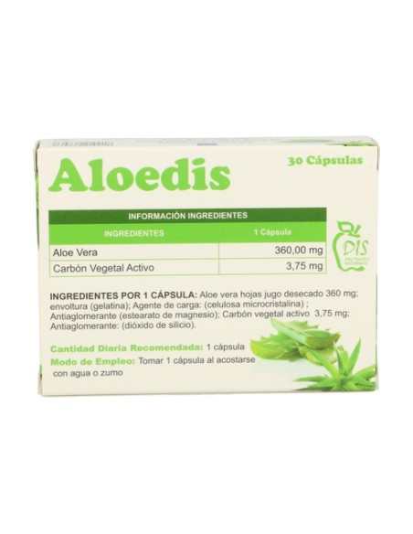 Cápsulas Aloedis 30 cápsulas de 500mg Dis