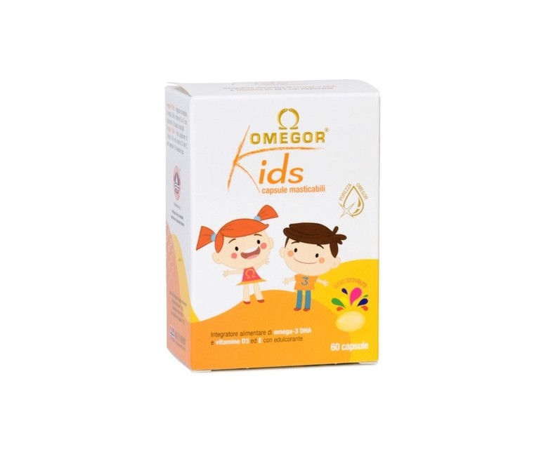 Omegor kids masticable 60 cápsulas Uga Nutraceuticals