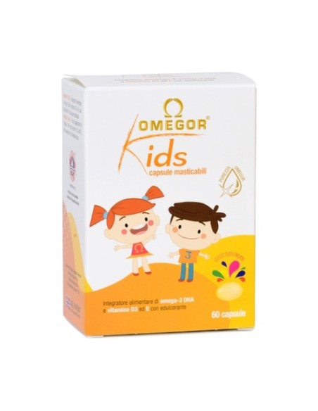 Omegor kids masticable 60 cápsulas Uga Nutraceuticals