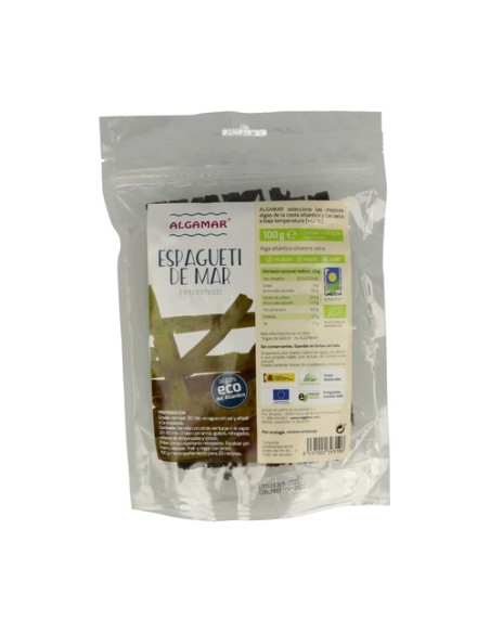Algas Spagueti de Mar Bio 100 g Algamar