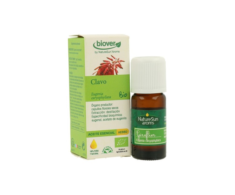 Aceite Esencial de Clavo 10 ml de aceite esencial Biover