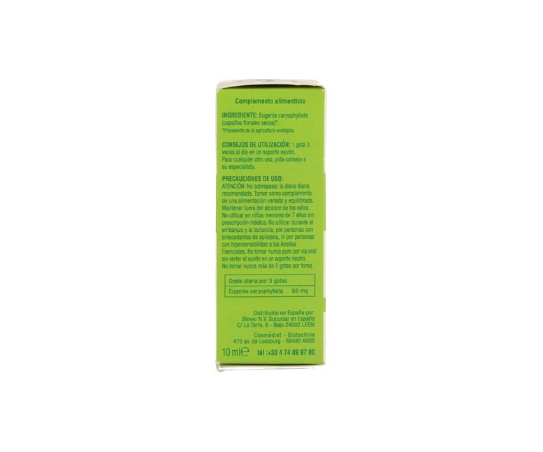 Aceite Esencial de Clavo 10 ml de aceite esencial Biover