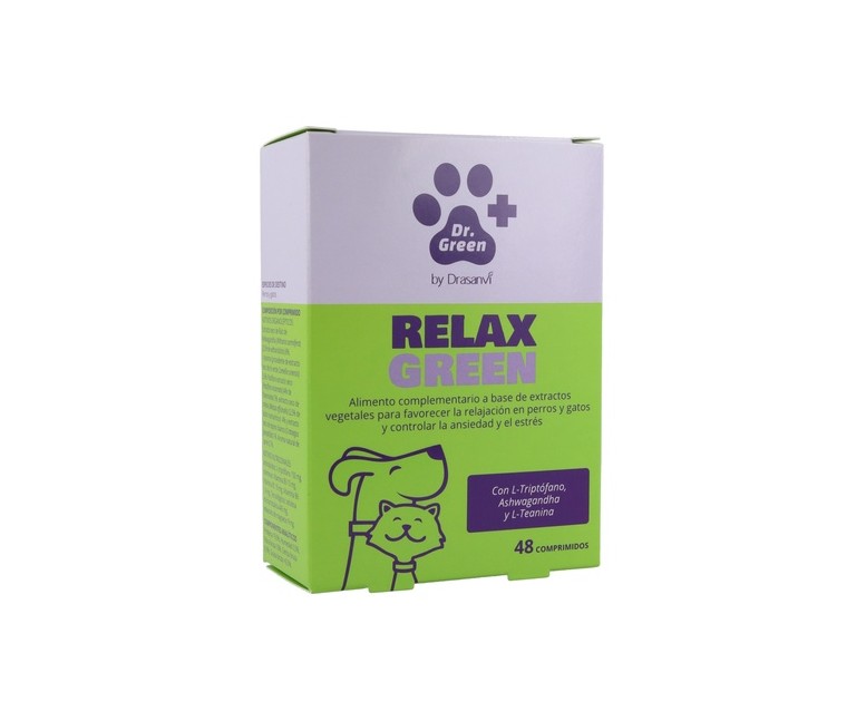 Relaxgreen relajante perros y gatos 48 comprimidos DR GREEN