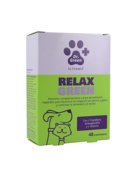 Relaxgreen relajante perros y gatos 48 comprimidos DR GREEN