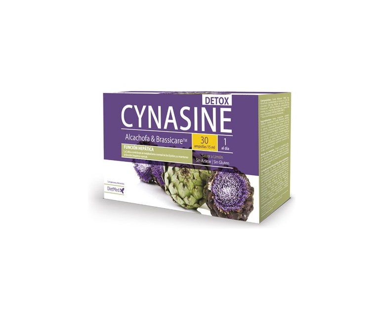 Cynasine Detox 30 ampollas de 15 ml 1000 mg Dietmed