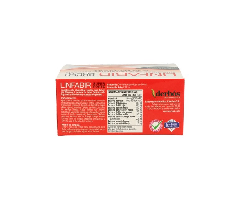 Linfabir Super Forte 20 viales Derbós