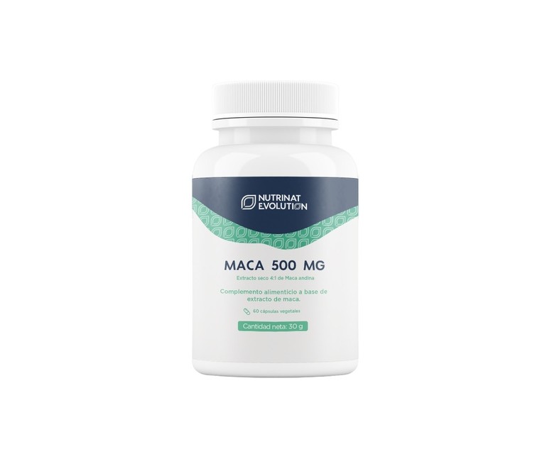 Maca 500 mg 60 cápsulas vegetales Nutrinat Evolution