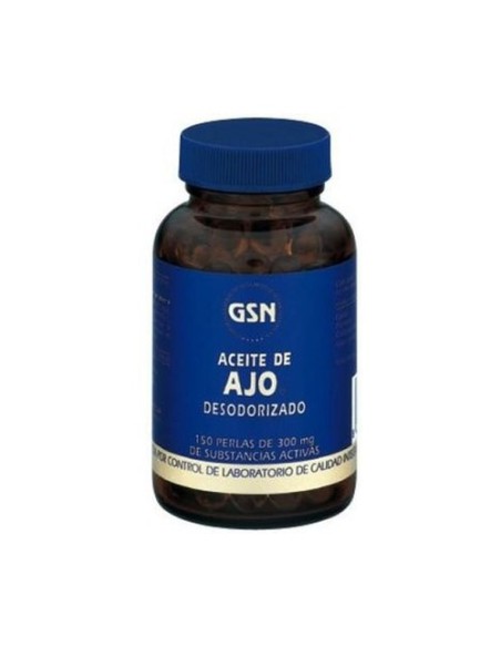Aceite de Ajo 150 perlas de 300mg Gsn