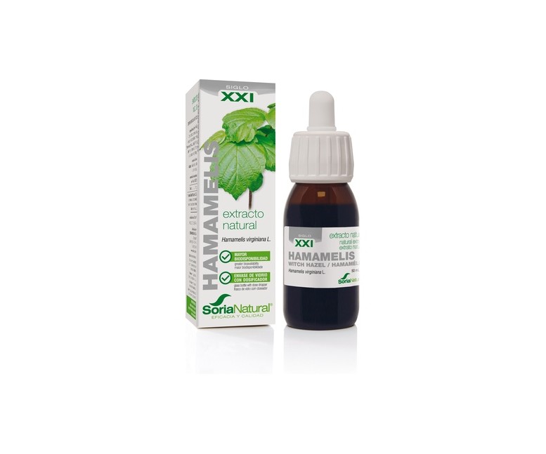Extracto de Hamamelis (Fórmula XXI) 50 ml Soria Natural