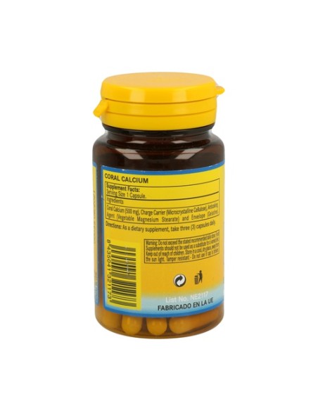 Calcio Coral 50 cápsulas de 500mg Nature essential