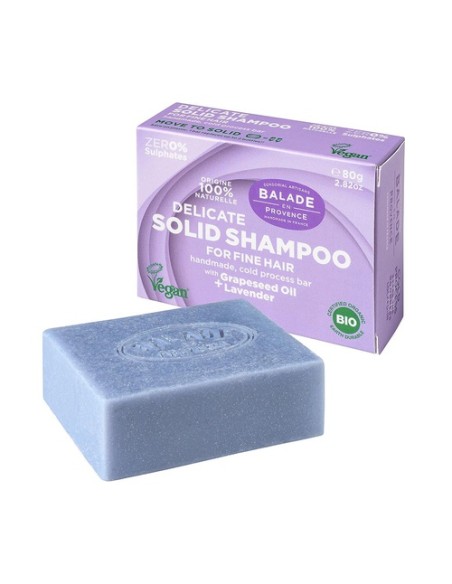 Champú Sólido para Cabello Fino 80 g Balade en Provence