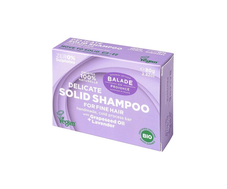 Champú Sólido para Cabello Fino 80 g Balade en Provence