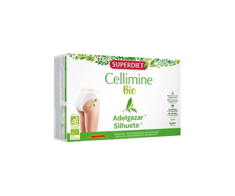 Cellimine Adelgazar Piel de Naranja 20 ampollas de 15ml Superdiet