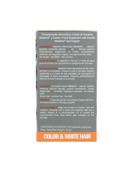 Kerastive Color Melatine 60 cápsulas Vaminter