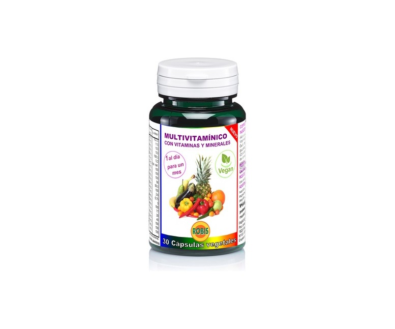 Multivitamínico Mineral 30 cápsulas Robis