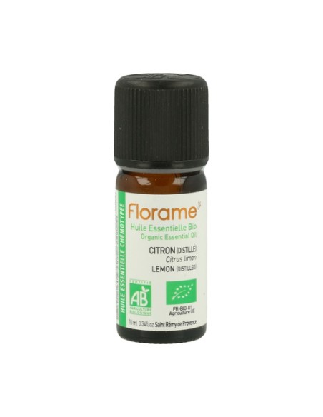Aceite Esencial de Limón Destilado 10 ml Florame