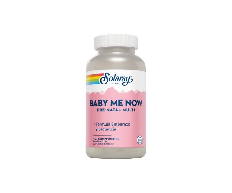 Baby Me Now Prenatal Multi 150 tabletas Solaray